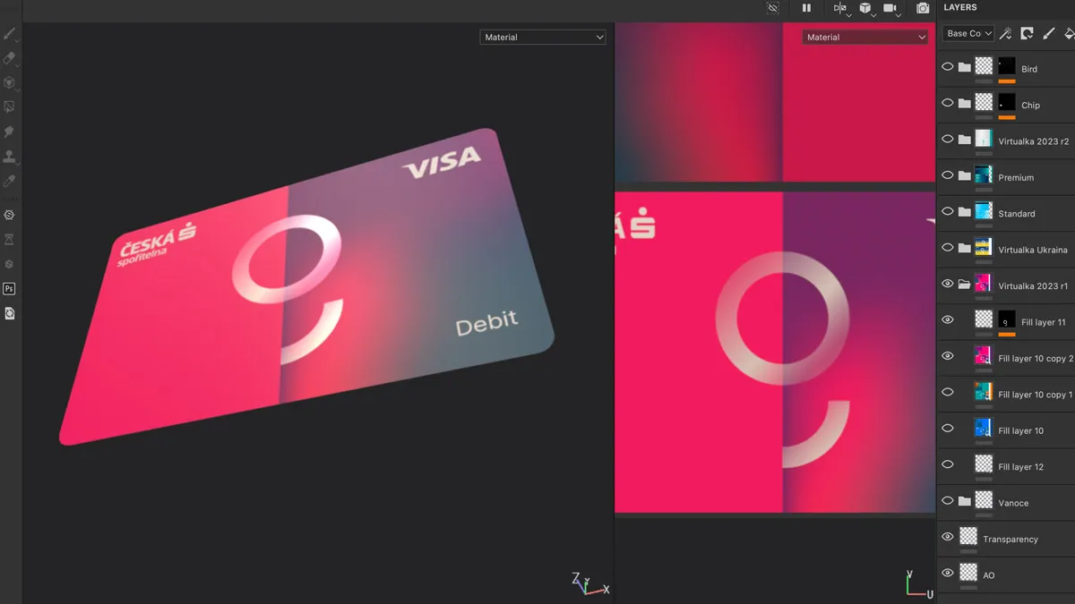 3D Cards | Česká Spořitelna