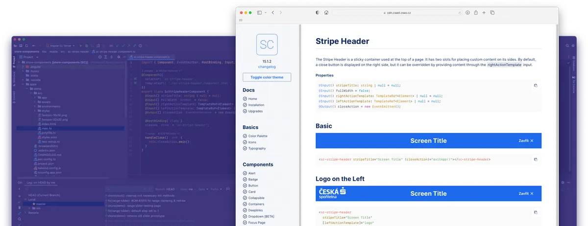 Store Compoents screenshot