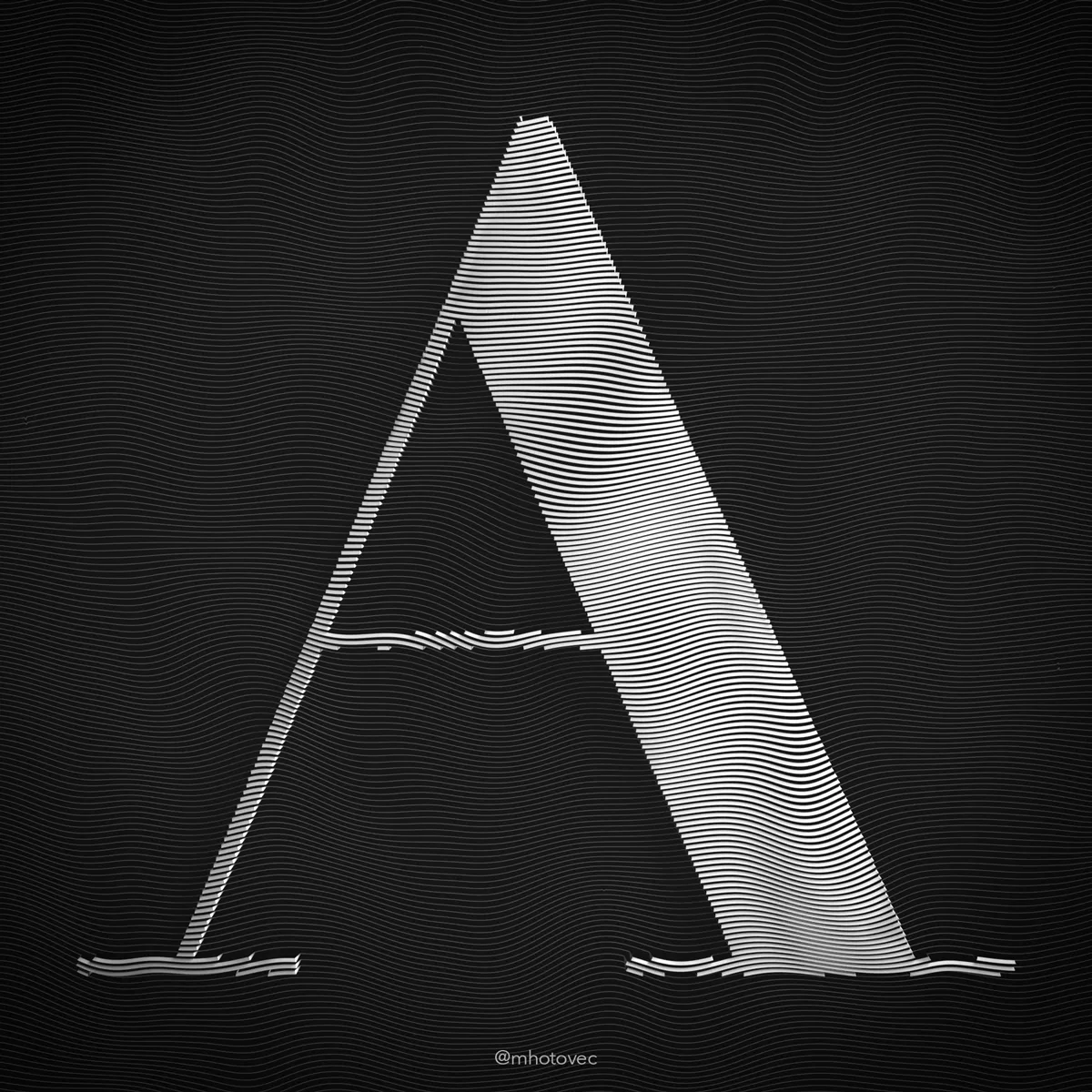 Procedural Design: Letter Waves