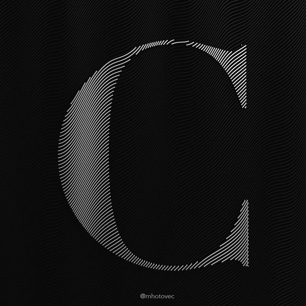 Procedural Design: Letter Waves